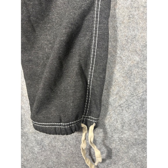 True Religion Mens Charcoal Gray Sweatpants Logo Drawstring Casual Size L - Picture 7 of 12